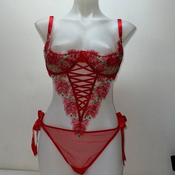 🔥Victoria Secret Teddy lingerie bodysuit Sz XL NWT - Picture 4 of 8